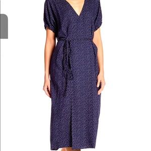 Vince Celestial Polka Dot Kimono Dress